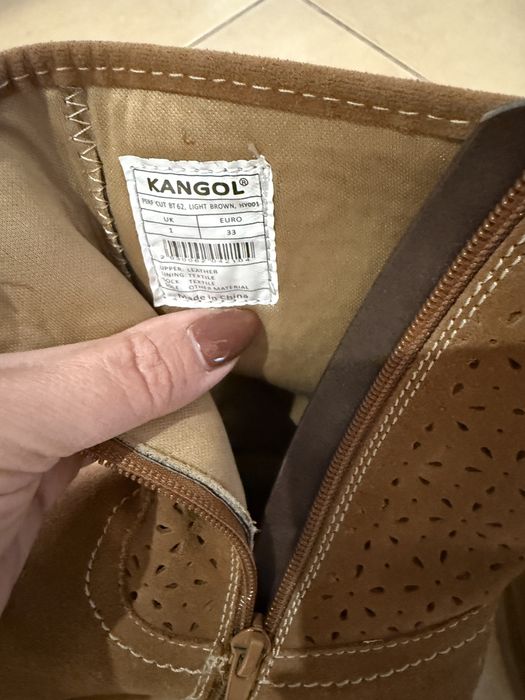 Велурени детски боти Kangol