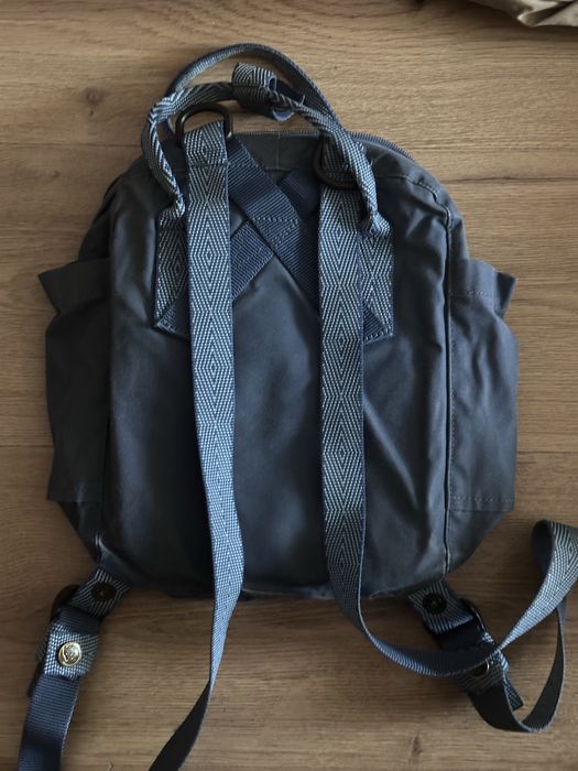 Оригинална раница Fjällräven Kånken Mini – Синя / Добро състояние