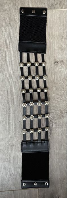 Curea brau cu perle 10cm latime