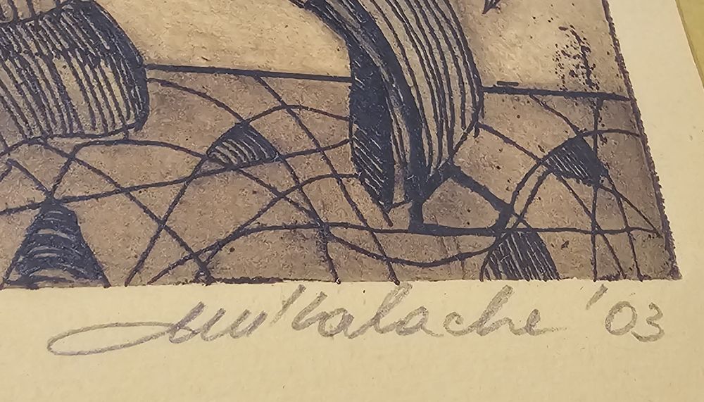 Floarea 5 – Grafică originală de Florian Mihalache (2003)