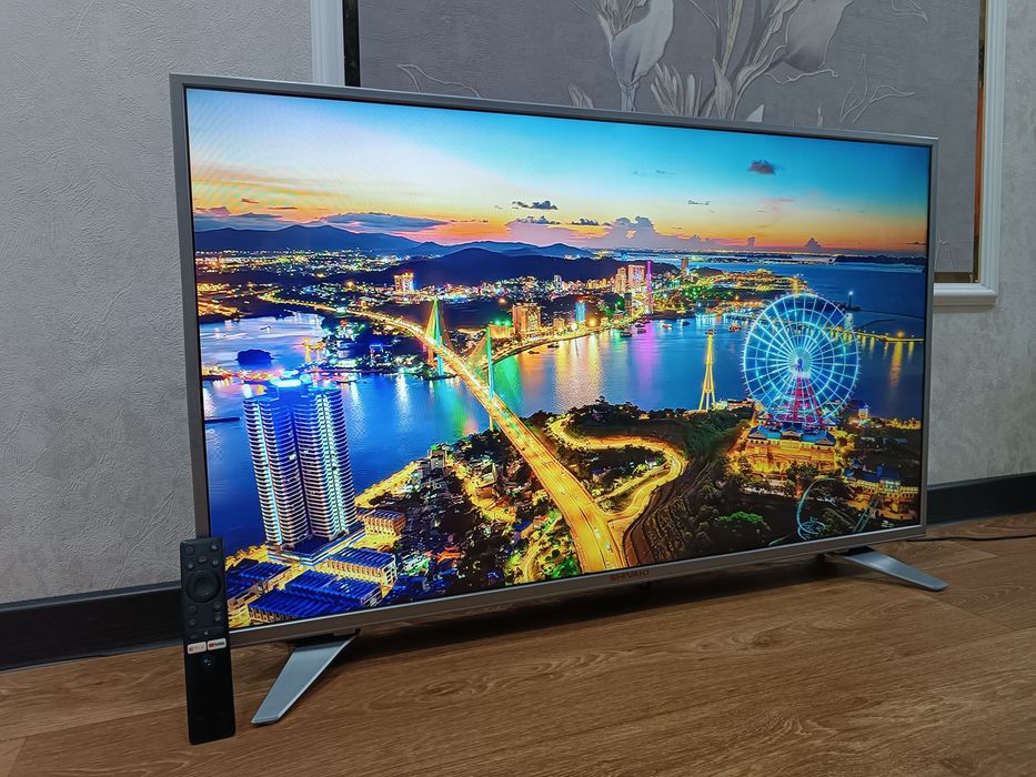 Телевизор SMART TV Shivaki 43" YouTube.