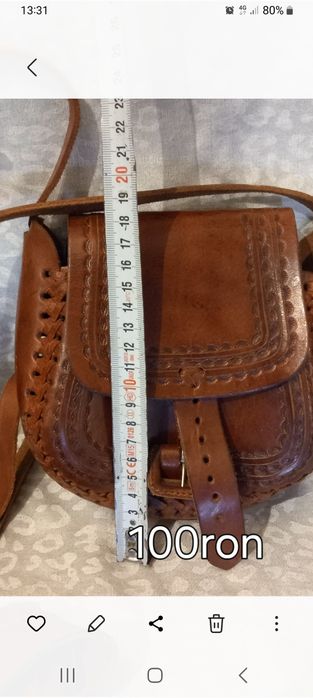 Genți vintage din piele