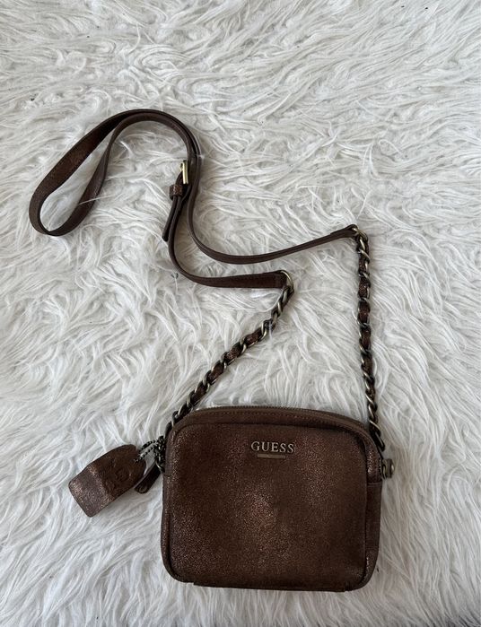 Guess Чанта Кафява Бронз