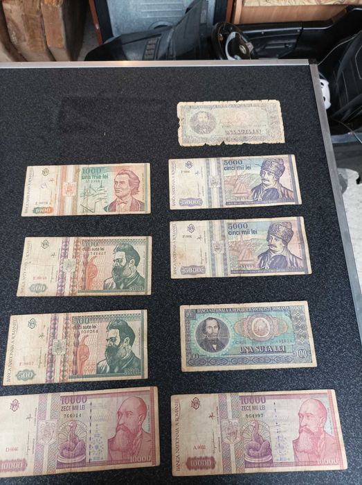 Colectie de bacnote vechi