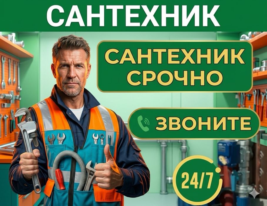 САНТЕХНИК - МАСТЕР - 20 лет опыта