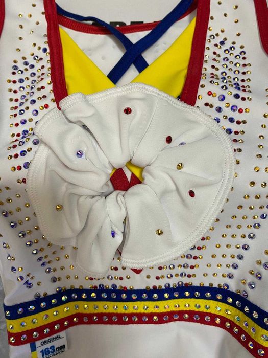 Nadia Comăneci - Tricou de gimnastică SM White Collector