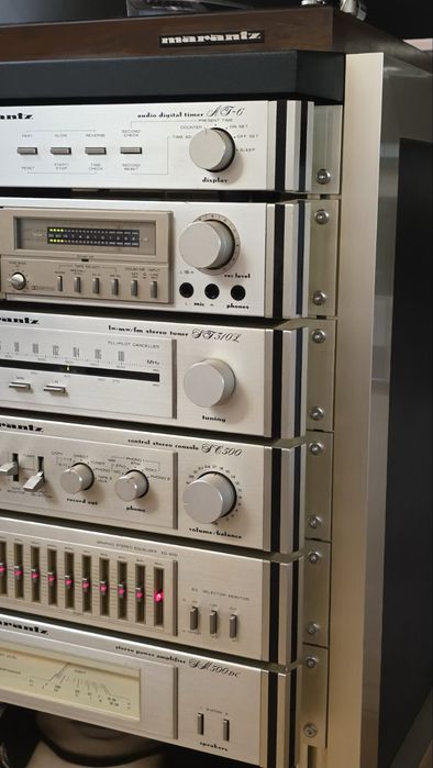 Колекционерски сет Marantz RACK  SM 500, SC 500, EQ 20D, SD 5010, ST310L, AT 6. ТТ 6150