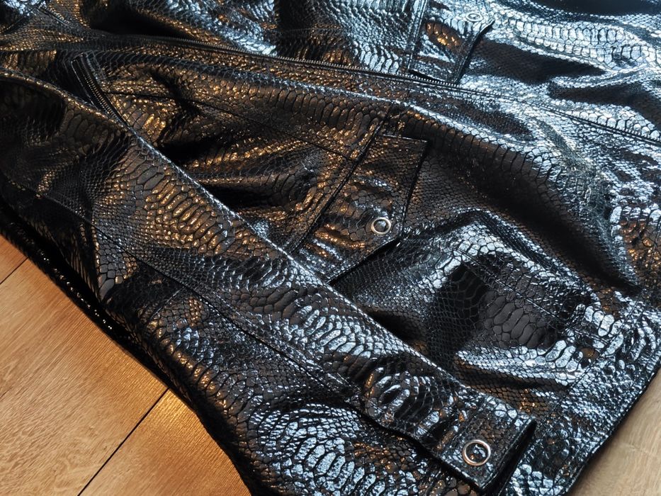 Cardigan geaca Snake Skin piele DAMA Custom M