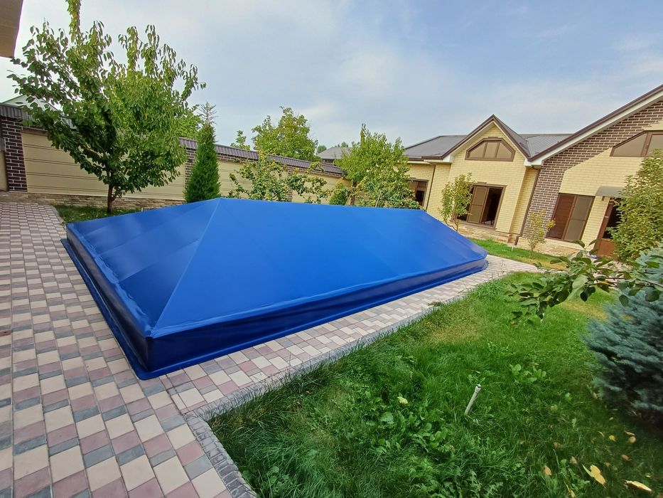 Бассен банер и баннер тент bassen baner banner tent установка киламиз