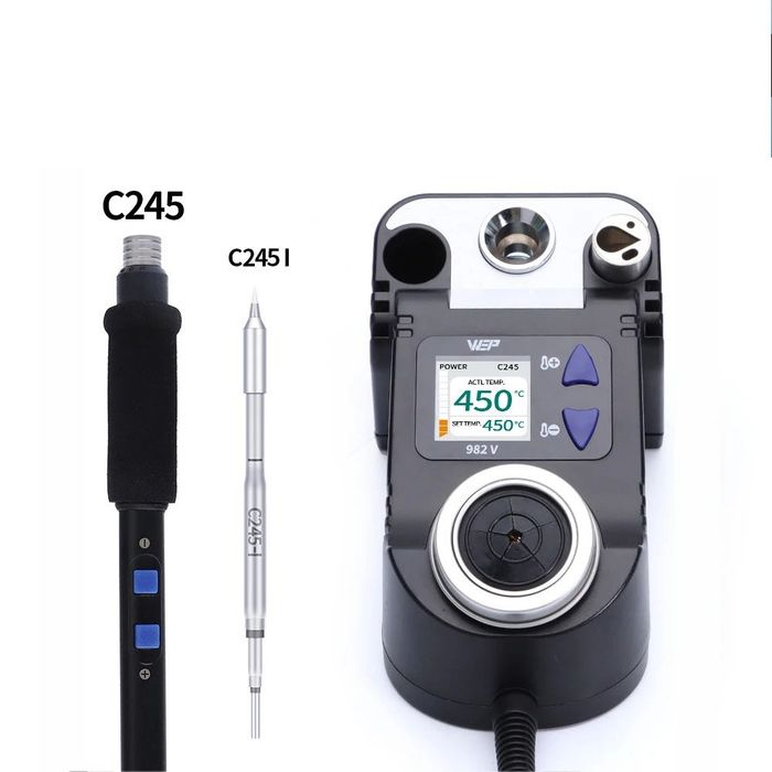 Statie de lipit YIHUA 982 V compatibila cu varfuri JBC C245