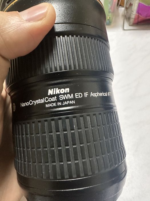 Обьективы Nikkor 24-70, 50mm