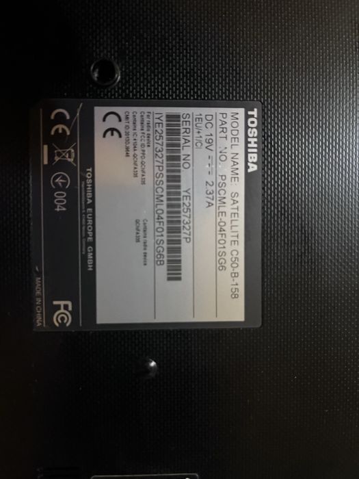 Vand TOSHIBA Satelite