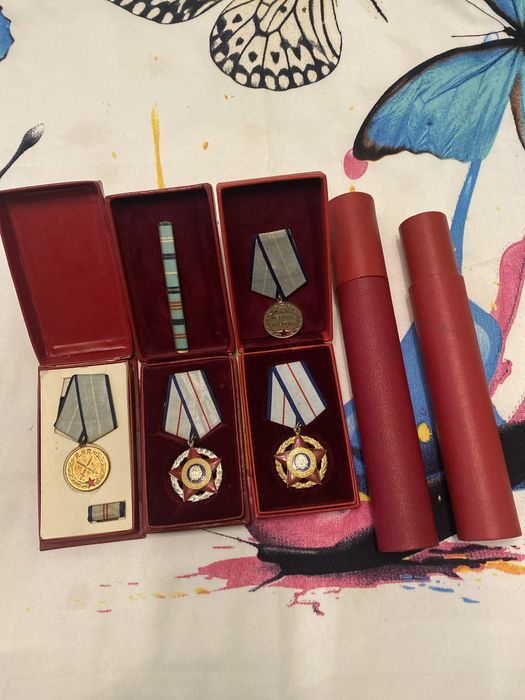 Meritul militar,clasa1,2,3 siBrevet prezidentialRSR