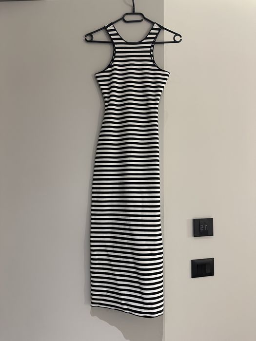 Massimo Dutti рокля естественна кожа