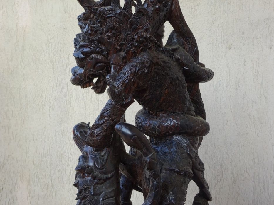 Sculptura in lemn de mahon, Bali, Indonezia - Splendida piesa lucrata