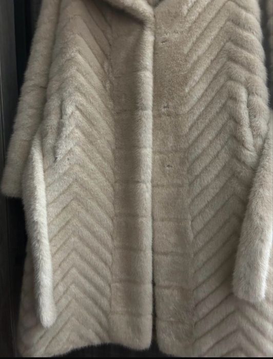 Шуба искуственная под норку