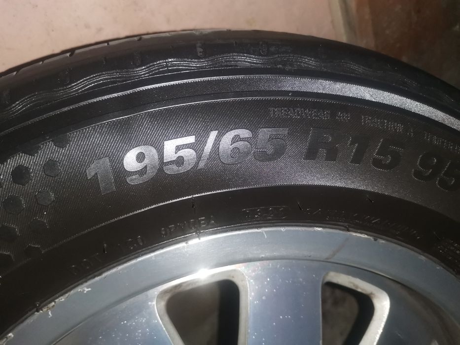 Джанти Ауди 15 5х112 с много добри летни гуми