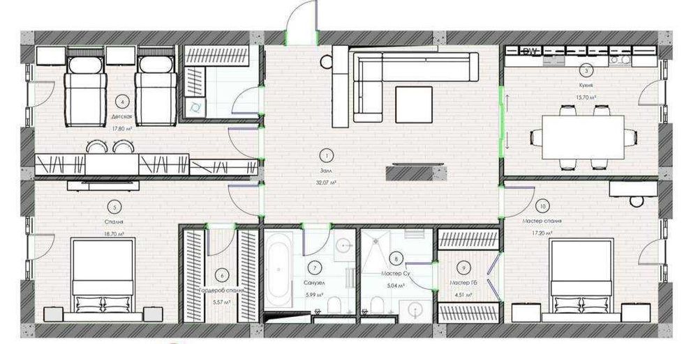 Продается 4х комнатная квартира Яккасарай ЖК Milano: 8 роддом