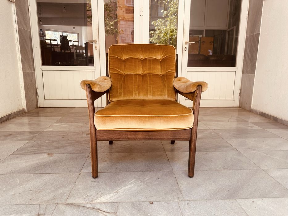 Винтидж скандинавски фотьойл – Mid Century (60-те / 70-те)