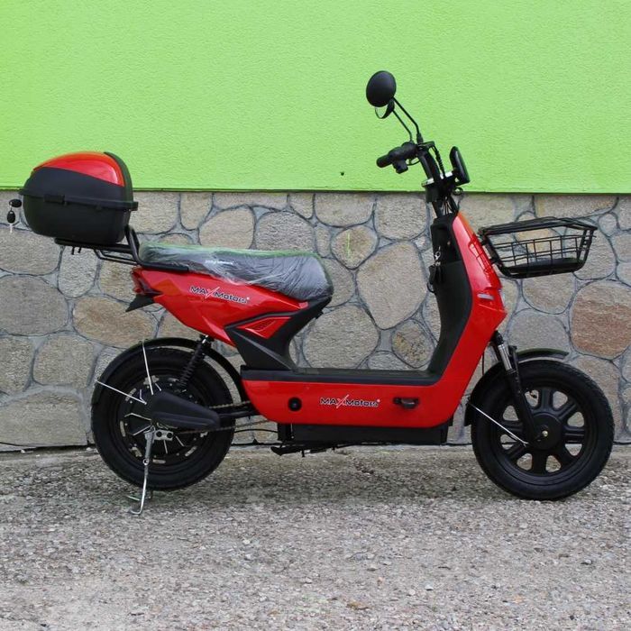 Двуместен електрически скутер с педали AK-Z6, 750W, 48V, N1, Red