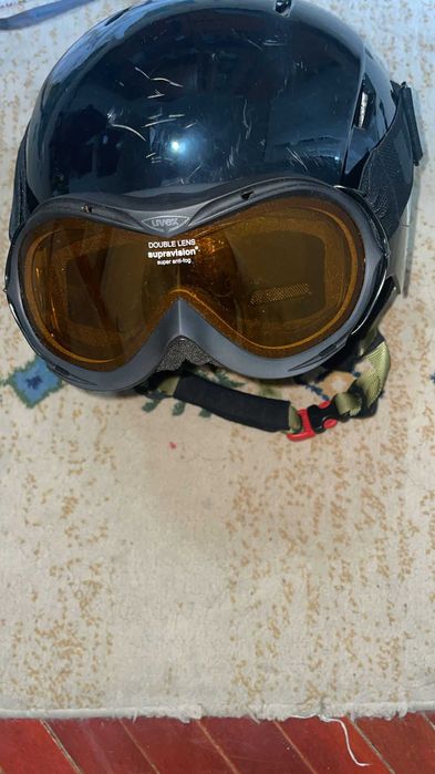 Cască schi head, adulți, 60-63 cm și ochelari ibex