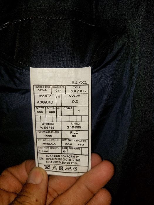 Пуховик мужской. брендовый ASGARD