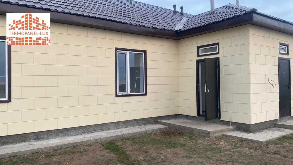 фасад травертин Термопанели Фасадные панели