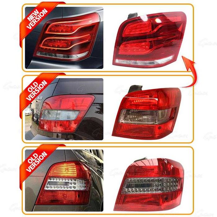 Супер Ярки LED Стопове за Mercedes GLK X204 (08-12) – ФЕЙСЛИФТ ВИЗИЯ