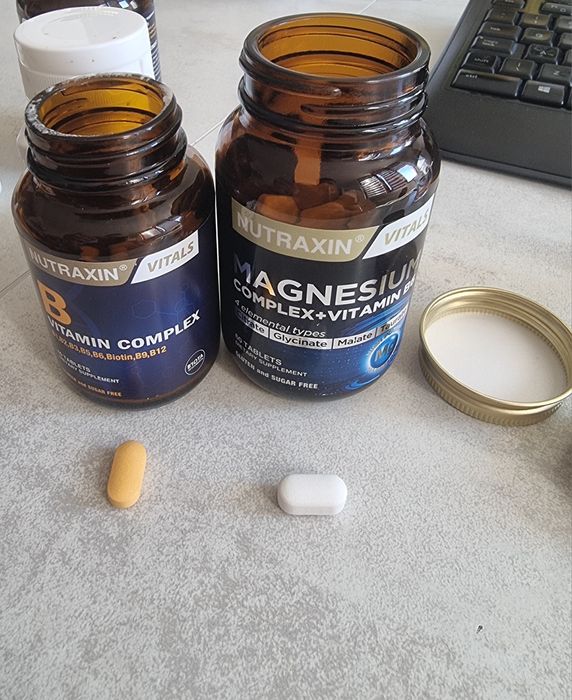 Nutraxin Vitals: Магнезий комплекс + B6, B-Комплекс и Мъжки мултивитамини