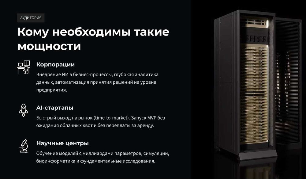 Ускорители ИИ NVIDIA, готовые сервера AI