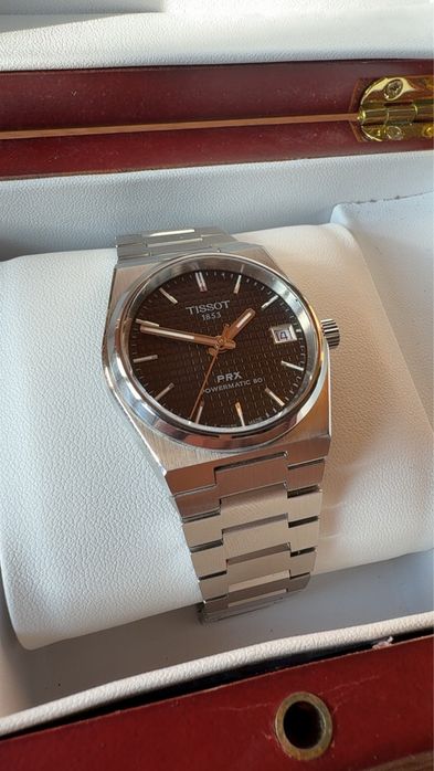 Tissot PRX Powermatic 80 (Black waffle)