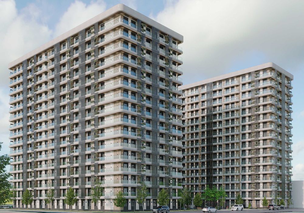 48м2 однокомнатная в рассрочку на 2г. первоначальный взнос 15.400$