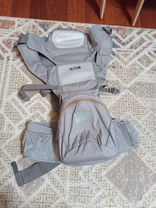 Эргорюкзак Aixintu до 25 кг, серый