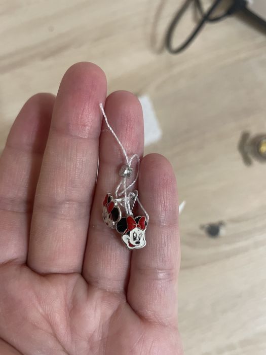 Детские серьги из серебра