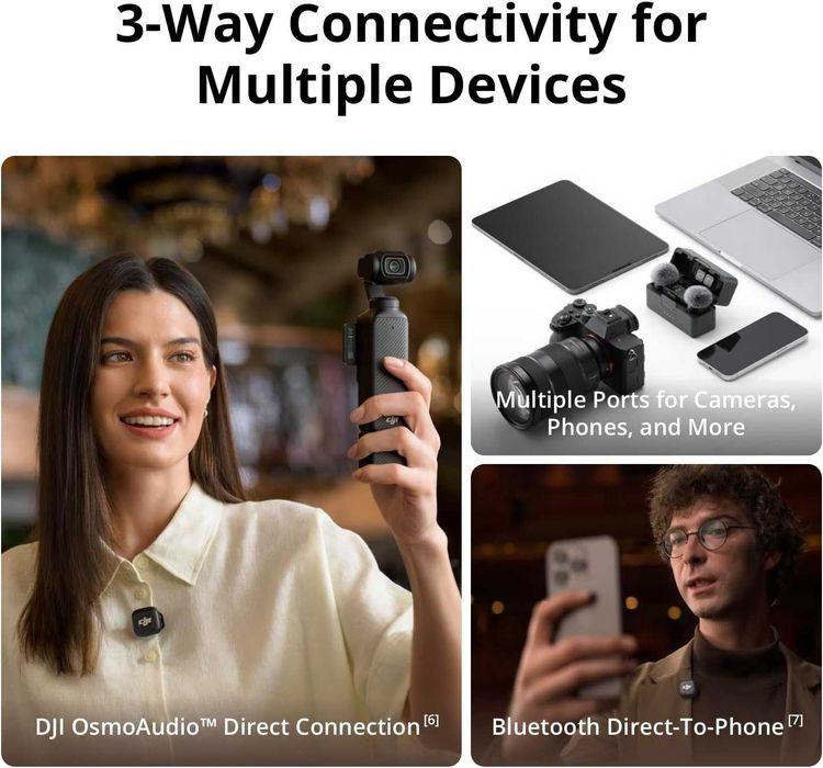 DJI Mic 3 TX Transmitter Microfon Wireless Omnidirectional,sigilat