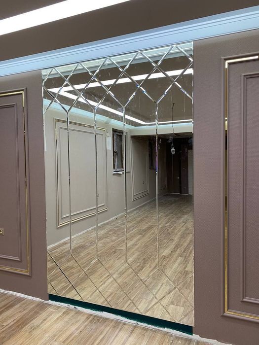 Ромбик зеркало душевой кабина