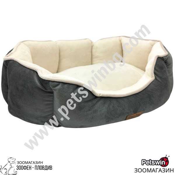 Легло за Куче/Коте - 65см/40см/20см - Сив - Luxe Daisy - Urban Pets