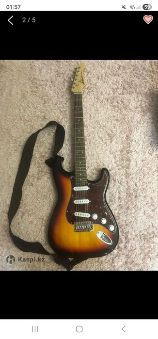 электрогитара с установкой-усилителем