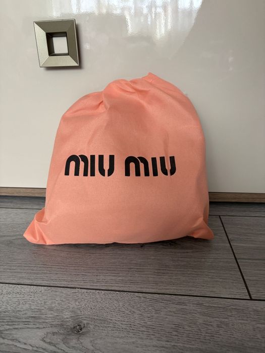 Geantă Miu Miu Matelassé Camel  Elegantă
