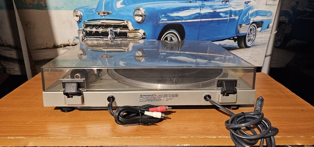 Pioneer PL 300 pick-up picap turntable pickup direct drive stroboscop