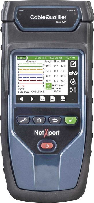 Tester UTP Poe Ethernet Gigabit NetXpert1400 profesional 1400 1400 140