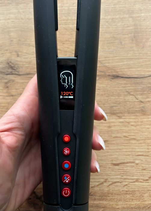 Dyson Airstrait™ Onyx/Gold – изполвана 1 път, оригинална, като нова