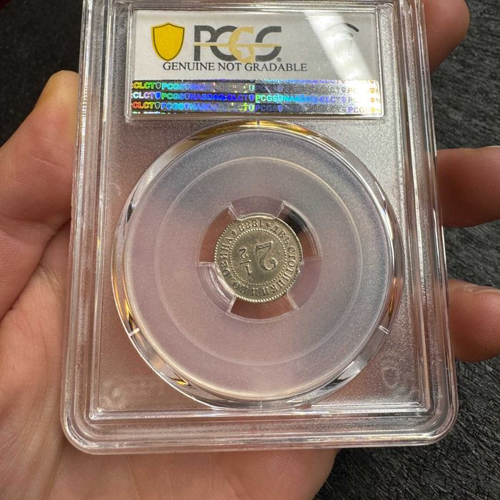 2 1/2 стотинки 1888 г. PCGS AU Detail