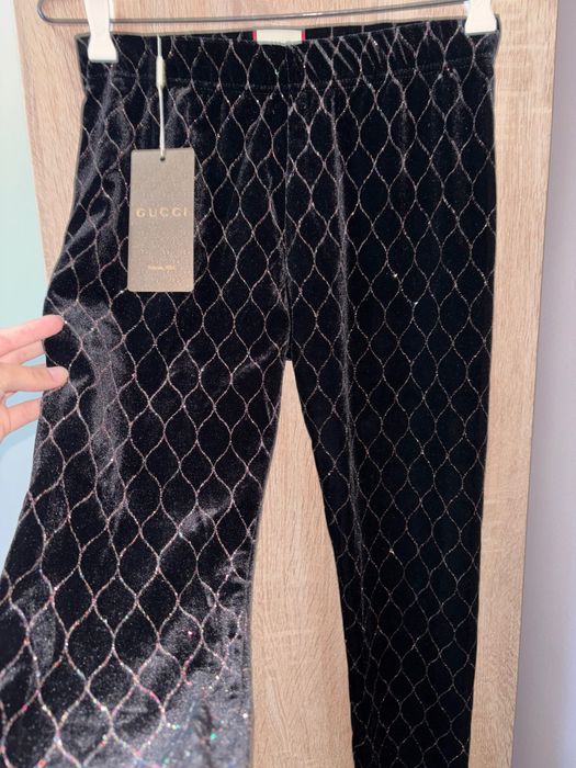 Pantalon eveniment Gucci - catifea sclipici NOU