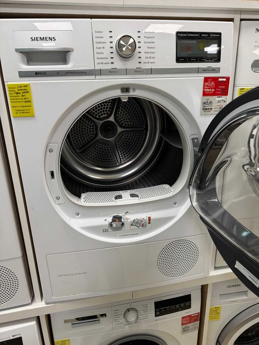 Сушилня Siemens iQ800 iSensoric Premium с термопомпа