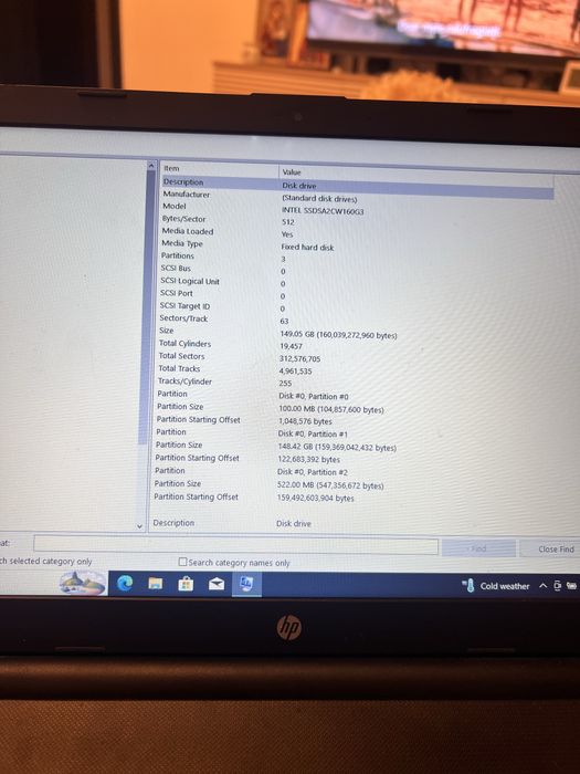 Laptop HP/ Windows 10Pro
