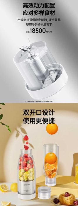 Yesido EC17 Портативная беспроводная мини соковыжималка блендер