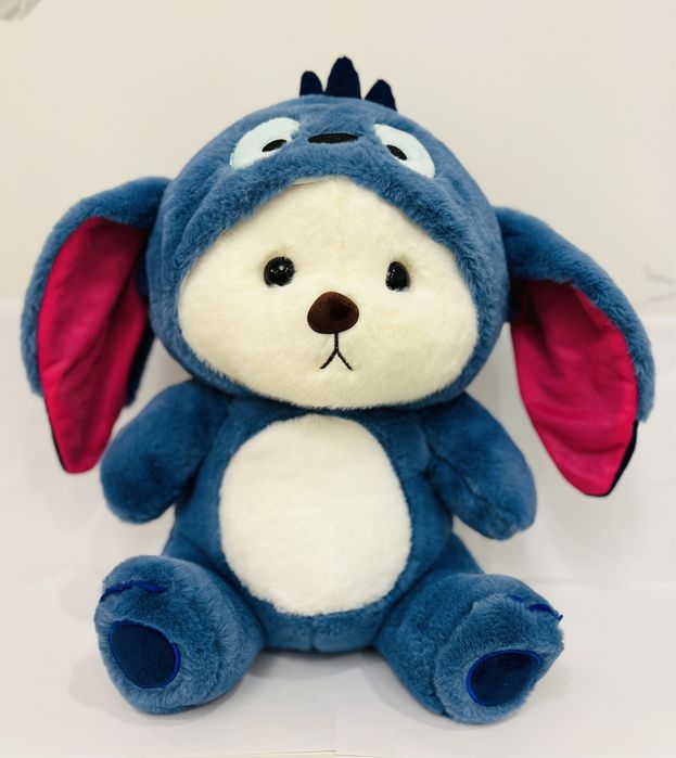 Трендовый мишка стич капюшон