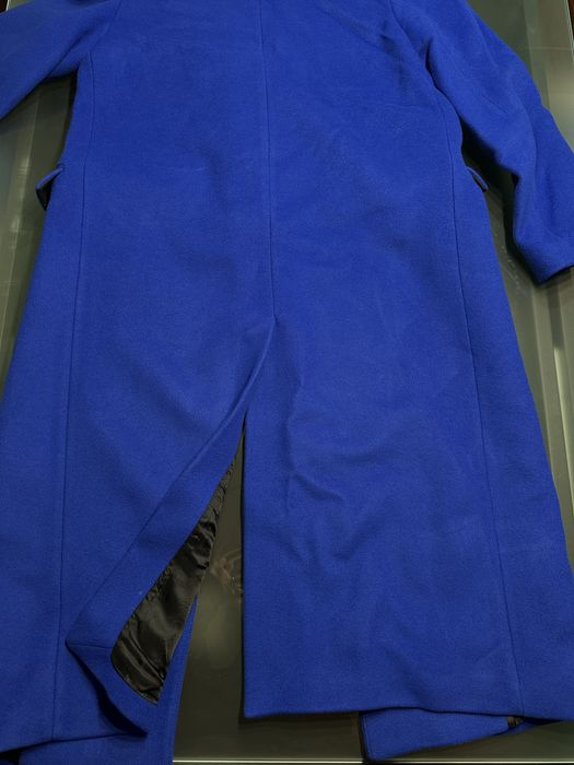 Синьо палто Zara