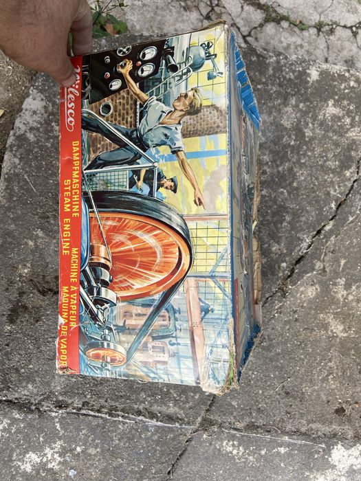 Motor cu aburi vechi de colectie